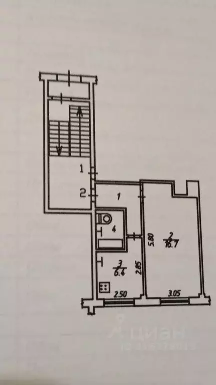 1-к кв. Калужская область, Калуга Николо-Козинская ул., 57 (30.4 м) - Фото 0