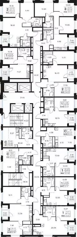 2-к кв. Нижегородская область, Нижний Новгород Глоракс Левобережный ... - Фото 2