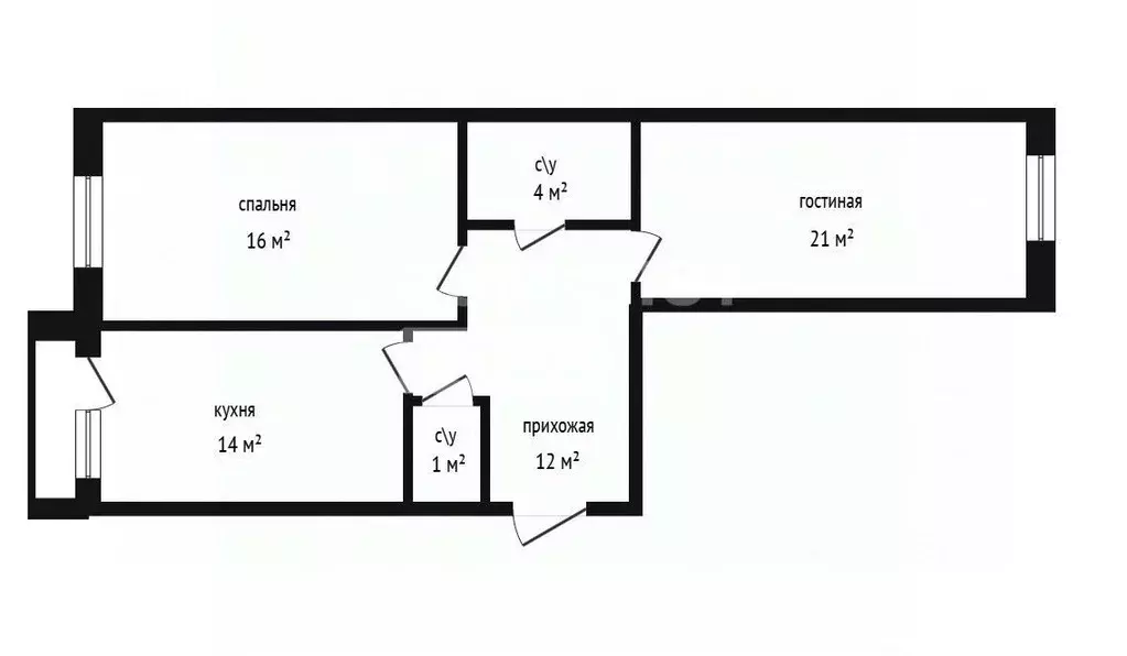 2-к кв. Дагестан, Дербент пер. Карла Маркса, 57 (71.0 м) - Фото 1