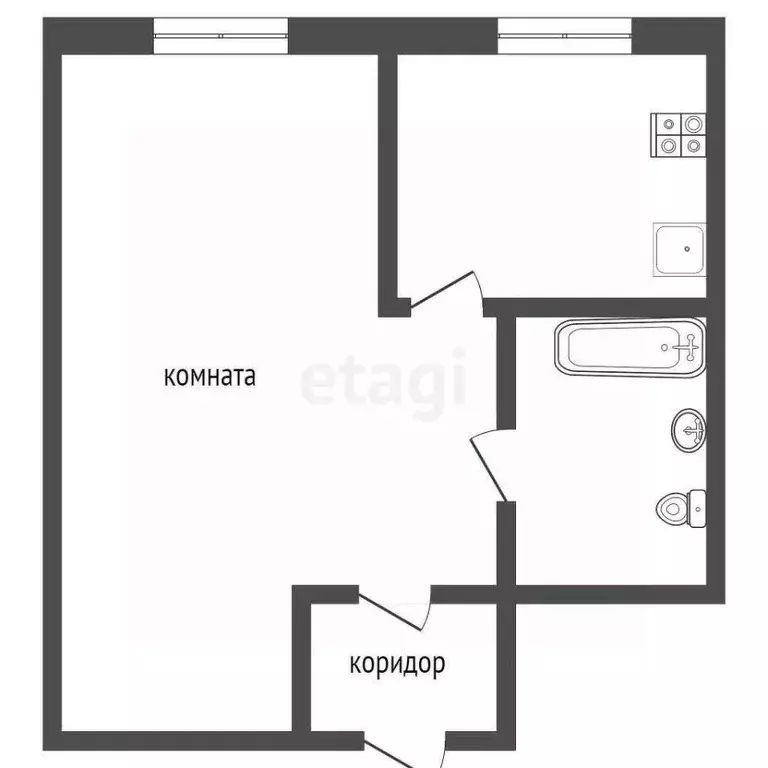 1-к кв. Хабаровский край, Советская Гавань Советско-Гаванский район, ... - Фото 1