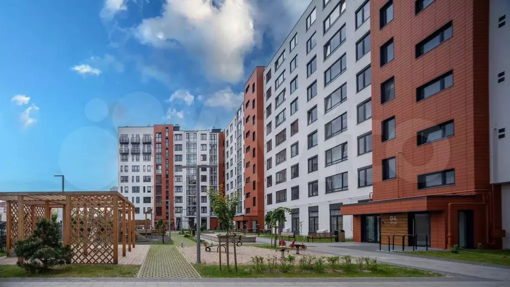 1-к. квартира, 38,9 м, 3/9 эт. - Фото 0