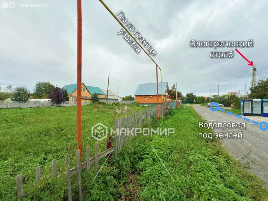 Участок в Новосибирский район, село Верх-Тула (6.48 м) - Фото 1