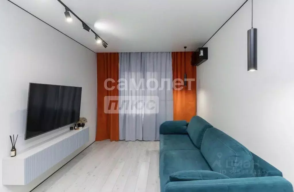 1-к кв. Тюменская область, Тюмень ул. Николая Ростовцева, 24 (47.4 м) - Фото 2