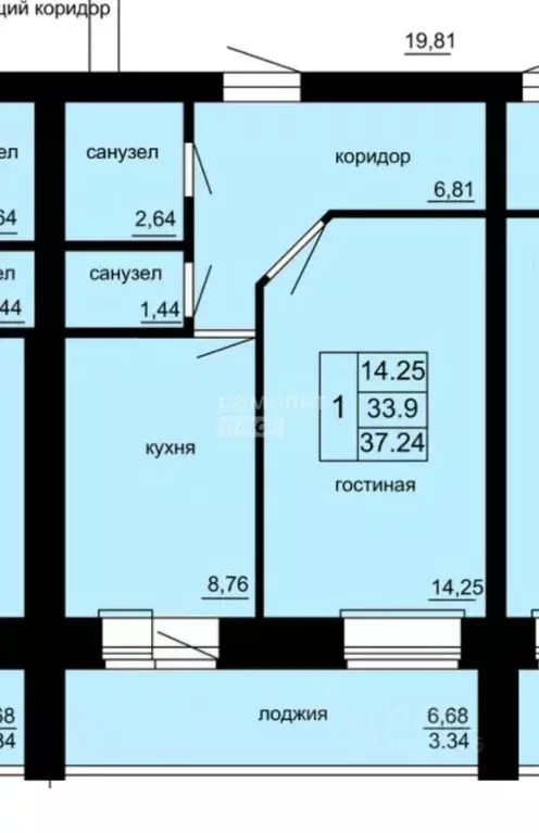 1-к кв. Марий Эл, Йошкар-Ола ул. Западная, 5 (37.24 м) - Фото 1