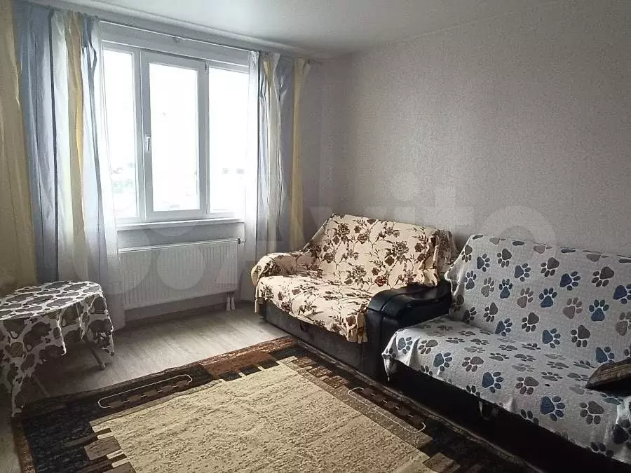 1-к. квартира, 36 м, 1/10 эт. - Фото 1