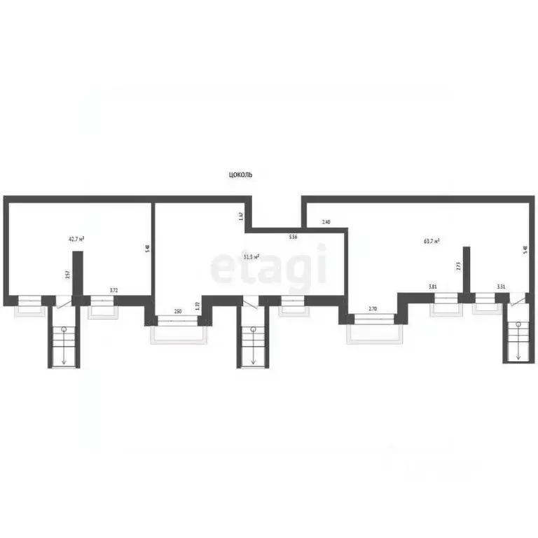 Торговая площадь в Челябинская область, Миасс ул. Вернадского, 15 (64 ... - Фото 1