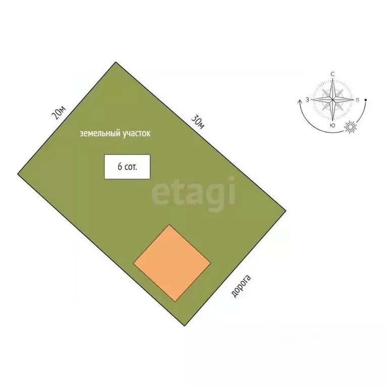 Дача, 35 м - Фото 1