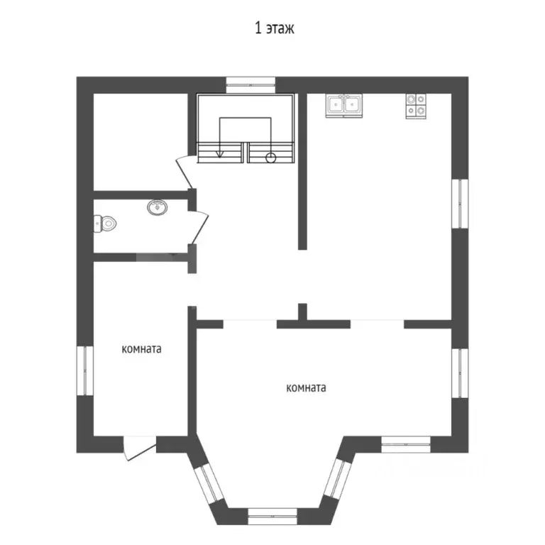 Коттедж в Тюменская область, Тюмень Физкультурная ул., 7 (180 м) - Фото 1