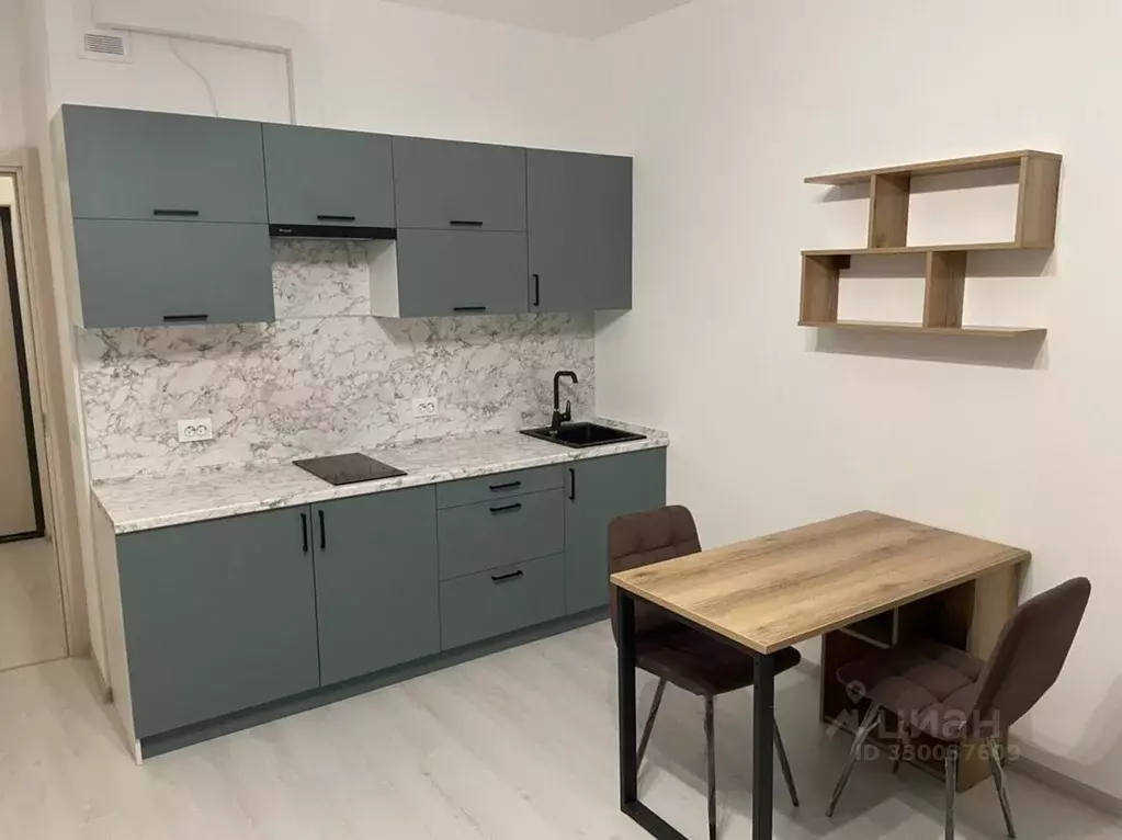 Студия Санкт-Петербург ул. Верхне-Каменская, 11к1 (25.4 м) - Фото 1