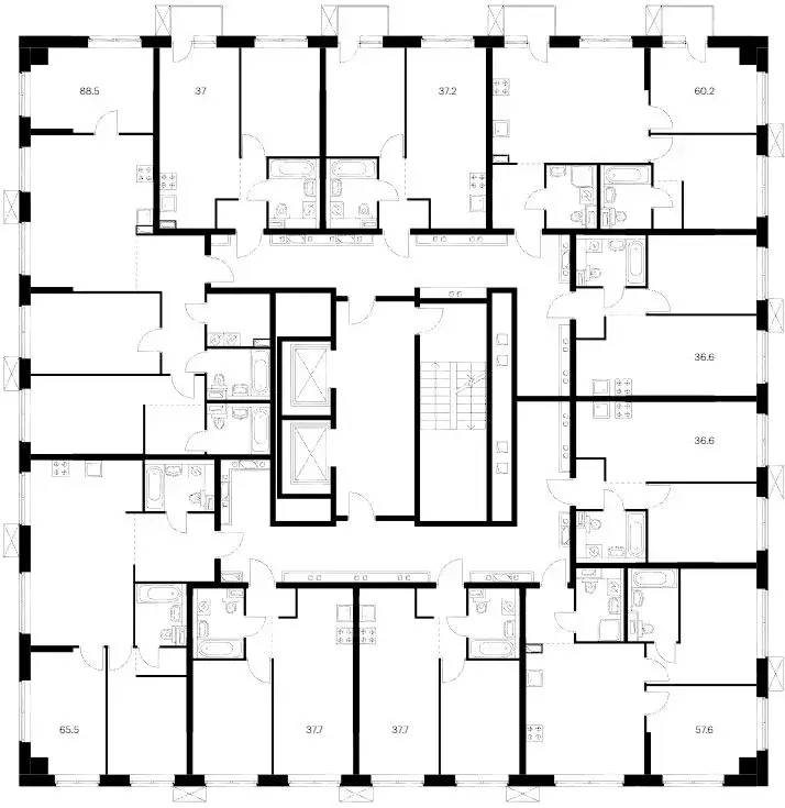 1-к кв. Санкт-Петербург Галерный проезд, 1К2 (37.0 м) - Фото 2