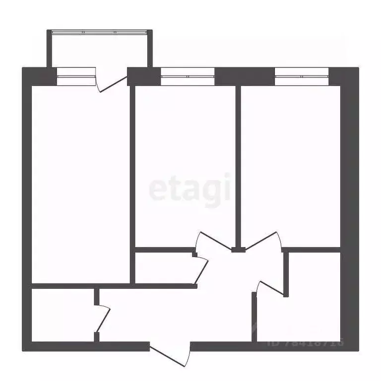 2-к кв. Калужская область, Обнинск проезд Спортивный, 6 (56.3 м) - Фото 2