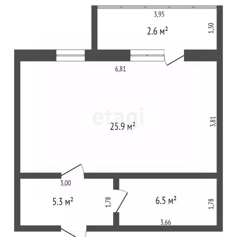 4-к кв. Брянская область, Брянский район, Снежское с/пос, пос. ... - Фото 2