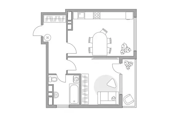 1-комнатная квартира: Долгопрудный, микрорайон Гранитный, жилой ... - Фото 1