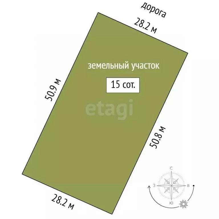 Участок в Тюменская область, Тюмень  (15.0 сот.) - Фото 1