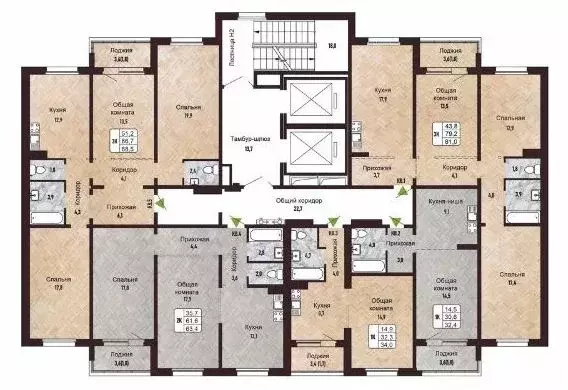 1-к кв. Новосибирская область, Новосибирск Рельефная ул., 106 (34.0 м) - Фото 2