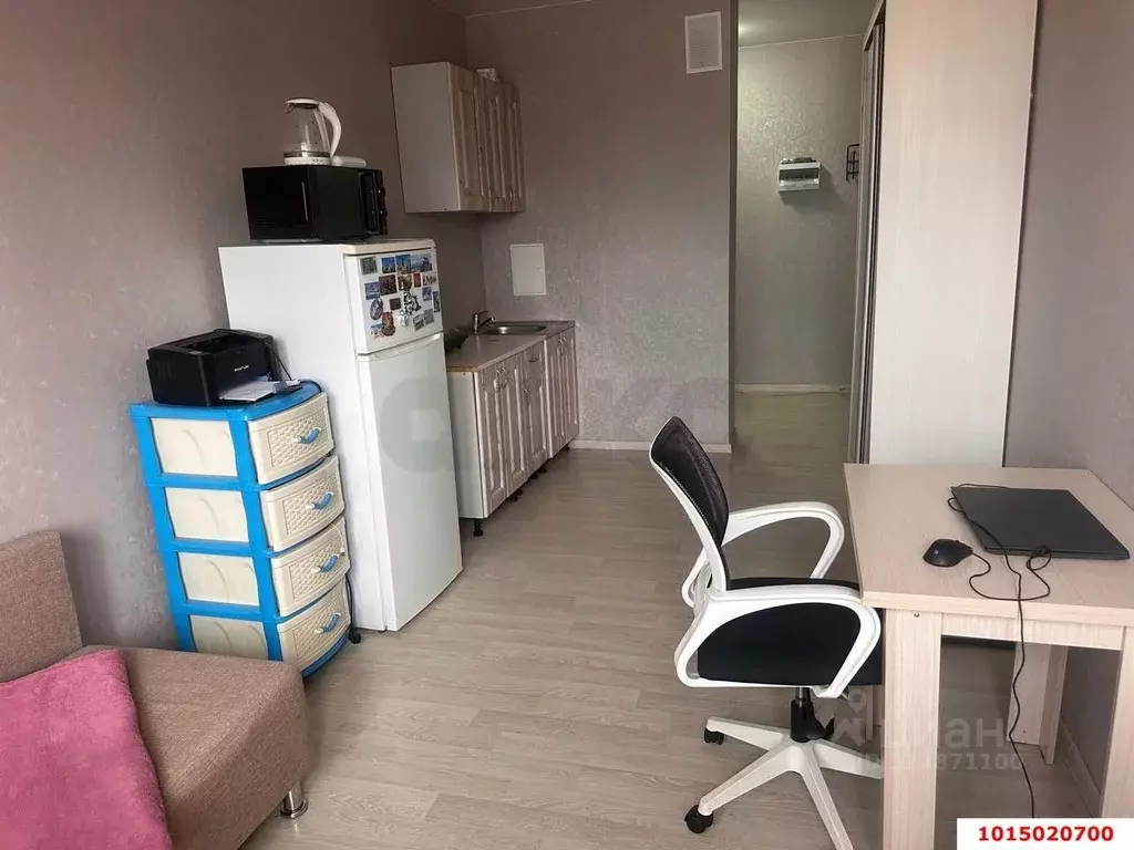 Студия Краснодарский край, Краснодар ул. Командорская (26.0 м) - Фото 1