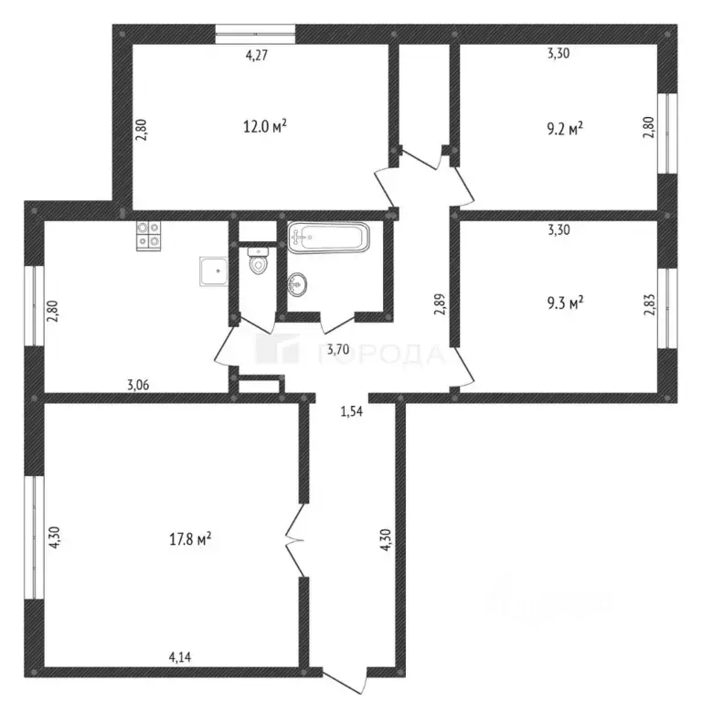 Торговая площадь в Кемеровская область, Новокузнецк Новобайдаевский ... - Фото 2