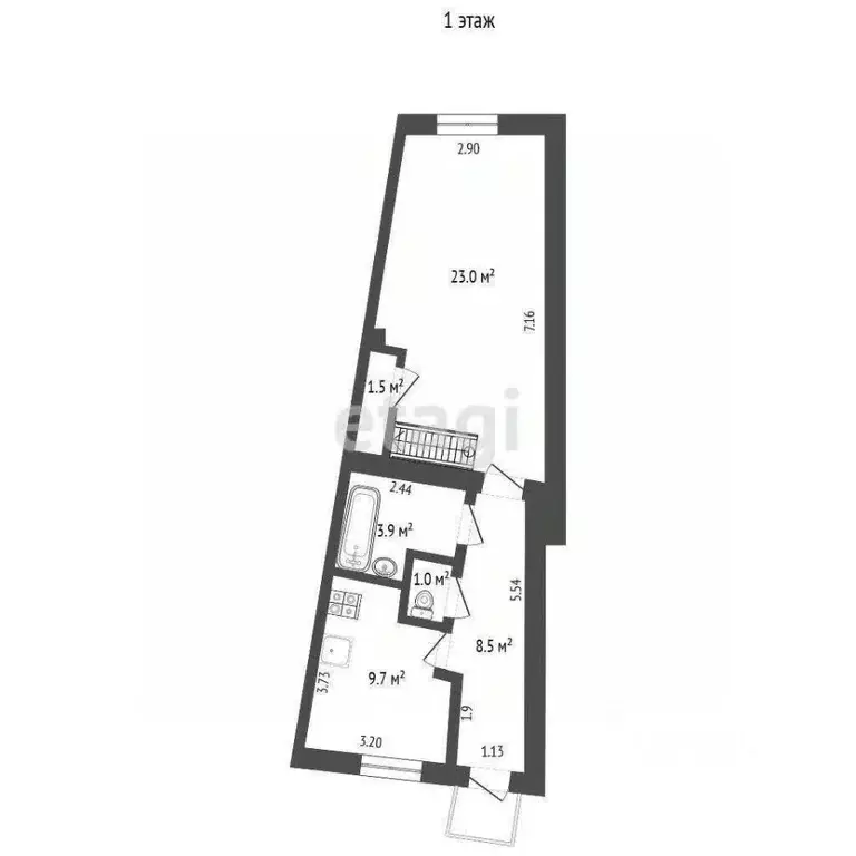 3-к кв. Крым, Феодосия ул. Федько, 26 (71.0 м) - Фото 2
