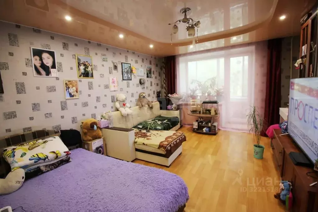 1-к кв. Вологодская область, Шексна рп, Шексна Северная мкр ул. ... - Фото 2