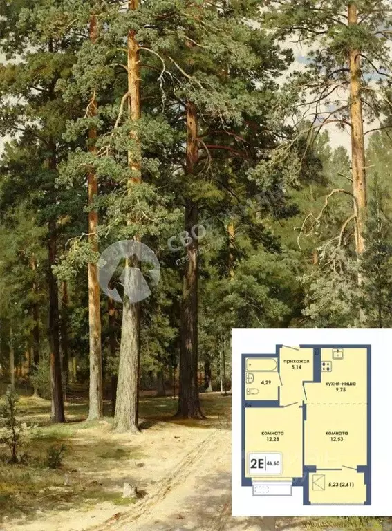 2-к кв. Пермский край, Пермь ул. Спешилова, 112 (46.6 м) - Фото 0
