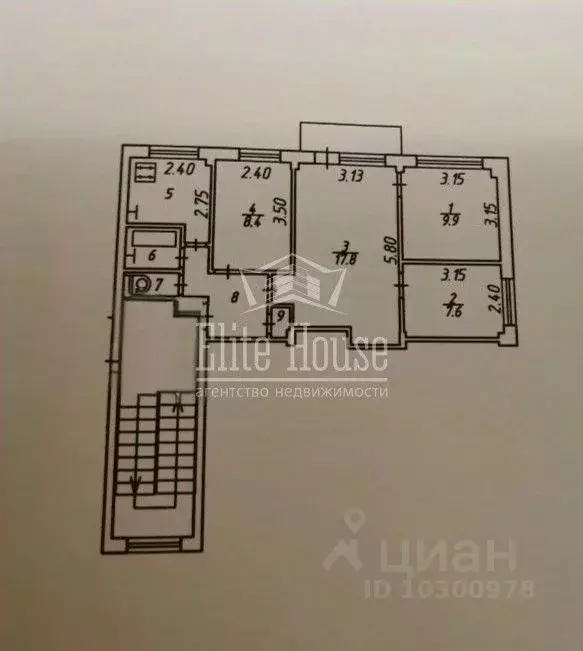 4-к кв. Калужская область, Калуга Николо-Козинская ул., 67 (59.0 м) - Фото 2