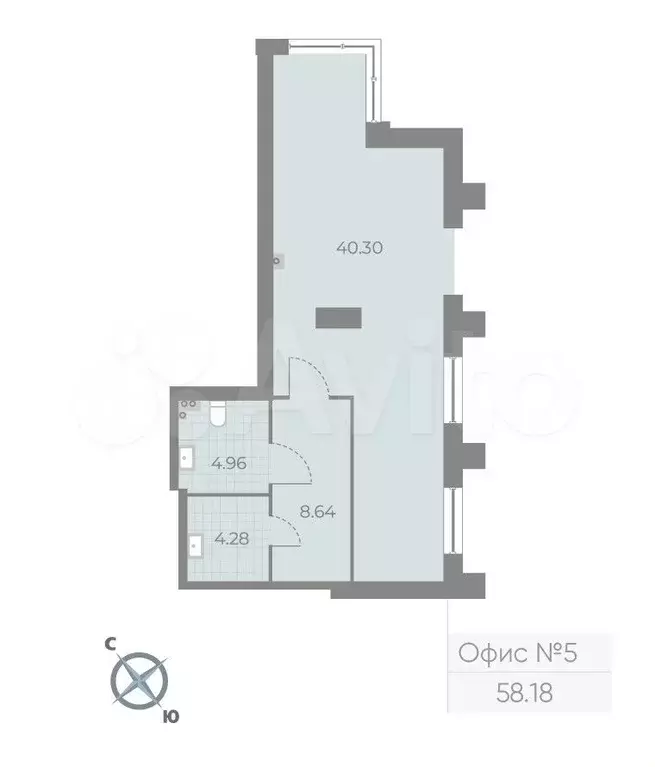 Продажа помещения свободного назначения 58 м2 - Фото 0