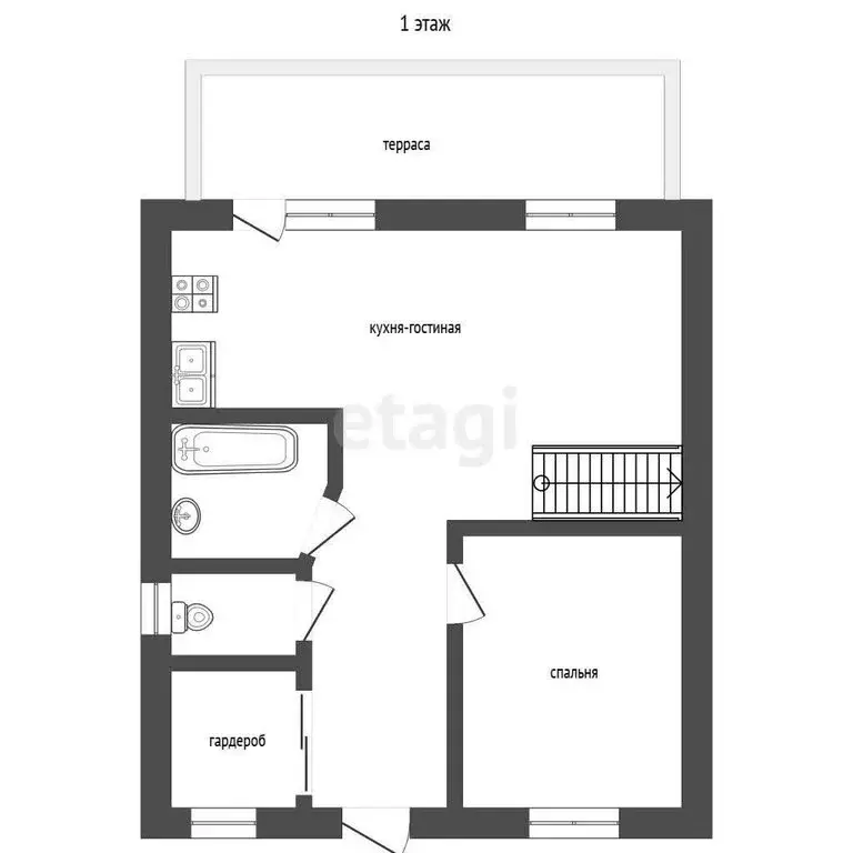 Дом в Гостагаевская, Степная улица (105.5 м) - Фото 2