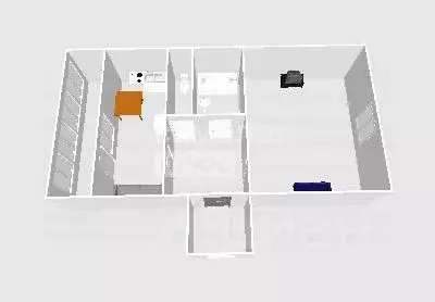 1-к кв. Ульяновская область, Ульяновск ул. Автомобилистов, 7А (33.9 м) - Фото 1