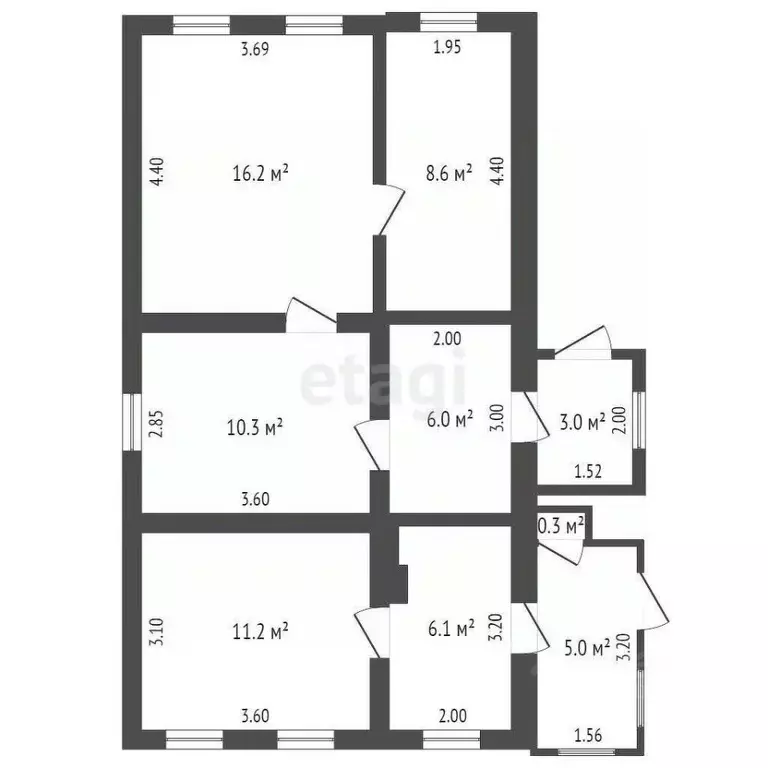 Дом в Ростовская область, Таганрог проезд 4-й Линейный (157 м) - Фото 2