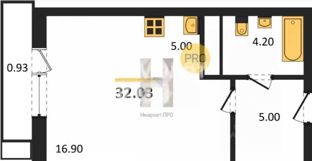 Студия Челябинская область, Челябинск Университетская Набережная ул., ... - Фото 2