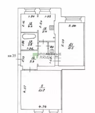2-к кв. Кировская область, Киров ул. Карла Маркса, 62 (60.0 м) - Фото 1