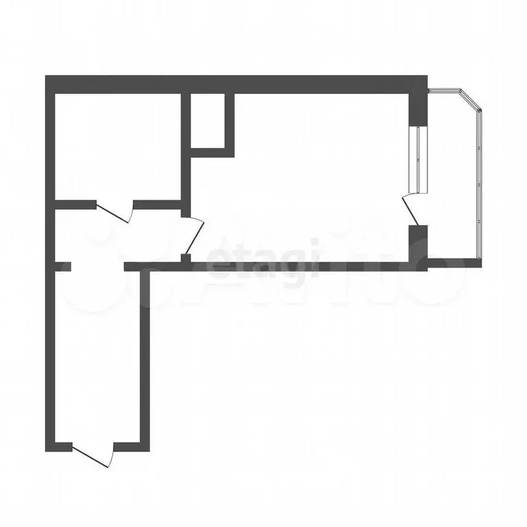 Квартира-студия, 29 м, 2/14 эт. - Фото 1