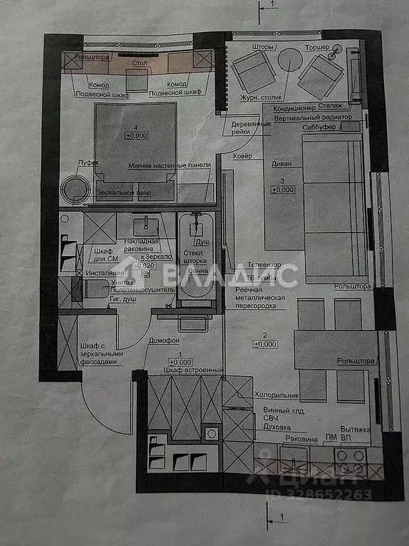 2-к кв. Москва Ты и я жилой комплекс, к1 (49.0 м) - Фото 1