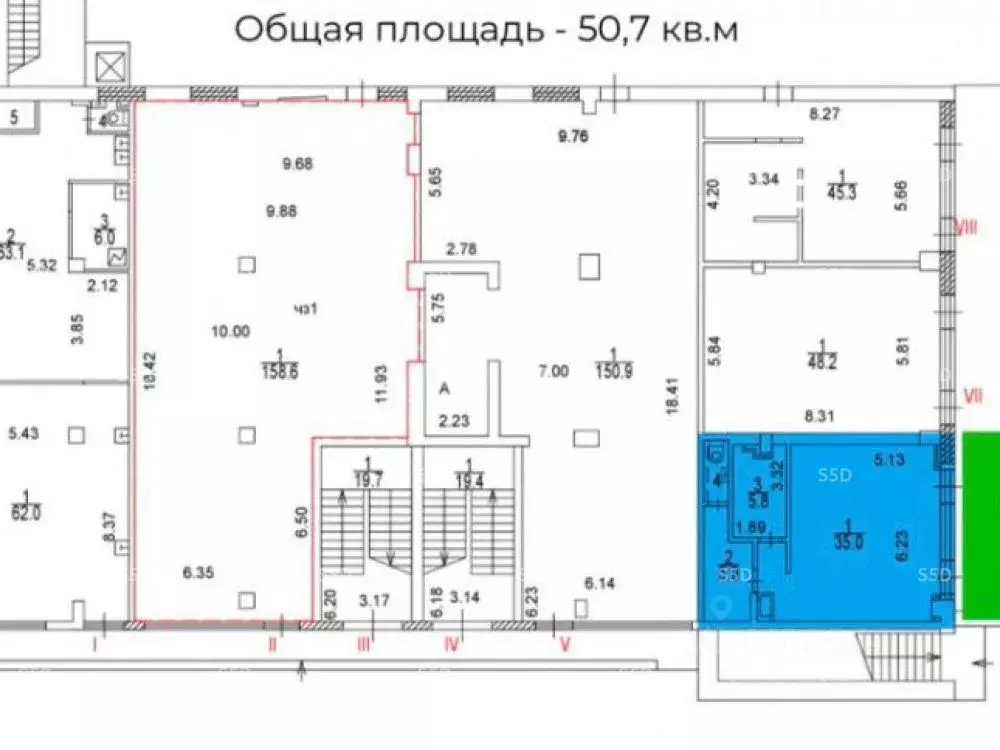 Торговая площадь в Москва Новокузнецкая ул., 39 (51 м) - Фото 2