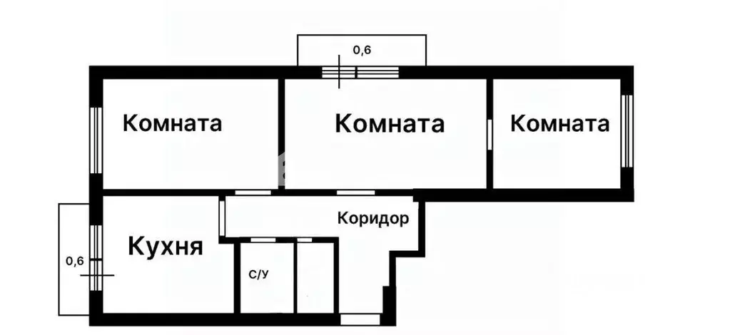3-к кв. Москва ул. Елены Колесовой, 4 (65.0 м) - Фото 2