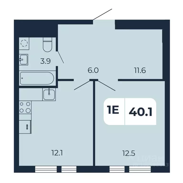 1-к кв. Ростовская область, Ростов-на-Дону Северный мкр, ул. ... - Фото 1