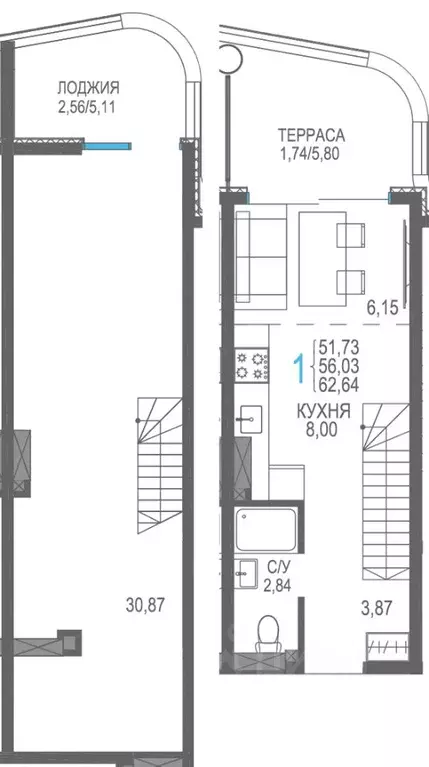 1-к кв. Крым, Сакский район, Лесновское с/пос, с. Прибрежное Розовое ... - Фото 1