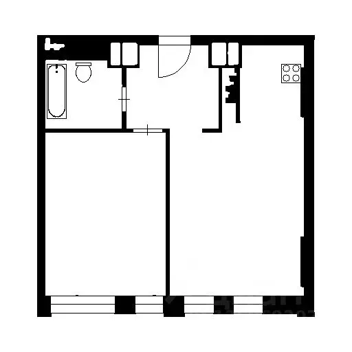 1-к кв. Москва ул. Академика Волгина, 17 (50.0 м) - Фото 0