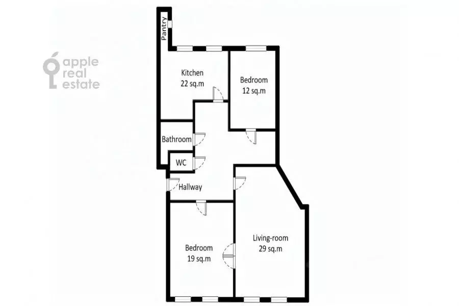 3-к кв. Москва ул. Большая Ордынка, 67 (115.0 м) - Фото 2