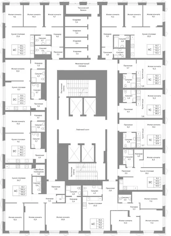 4-к кв. Челябинская область, Челябинск ул. Энтузиастов, 32А (100.5 м) - Фото 2