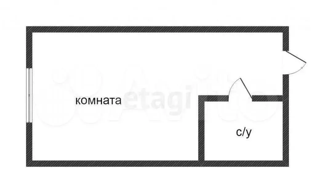 Квартира-студия, 22,9 м, 5/9 эт. - Фото 0