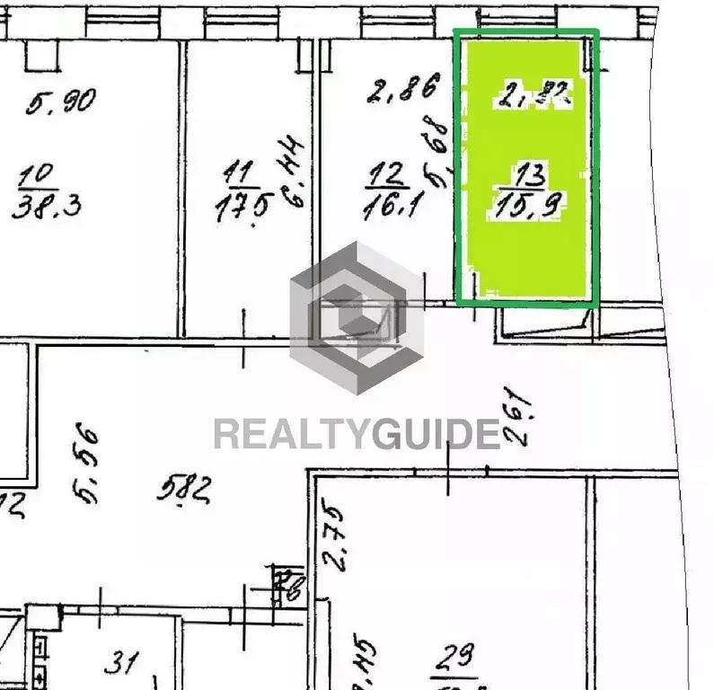 Офис в Москва ул. Щепкина, 28 (16 м) - Фото 1