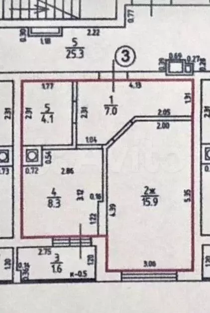 1-к. квартира, 36 м, 2/9 эт. - Фото 0