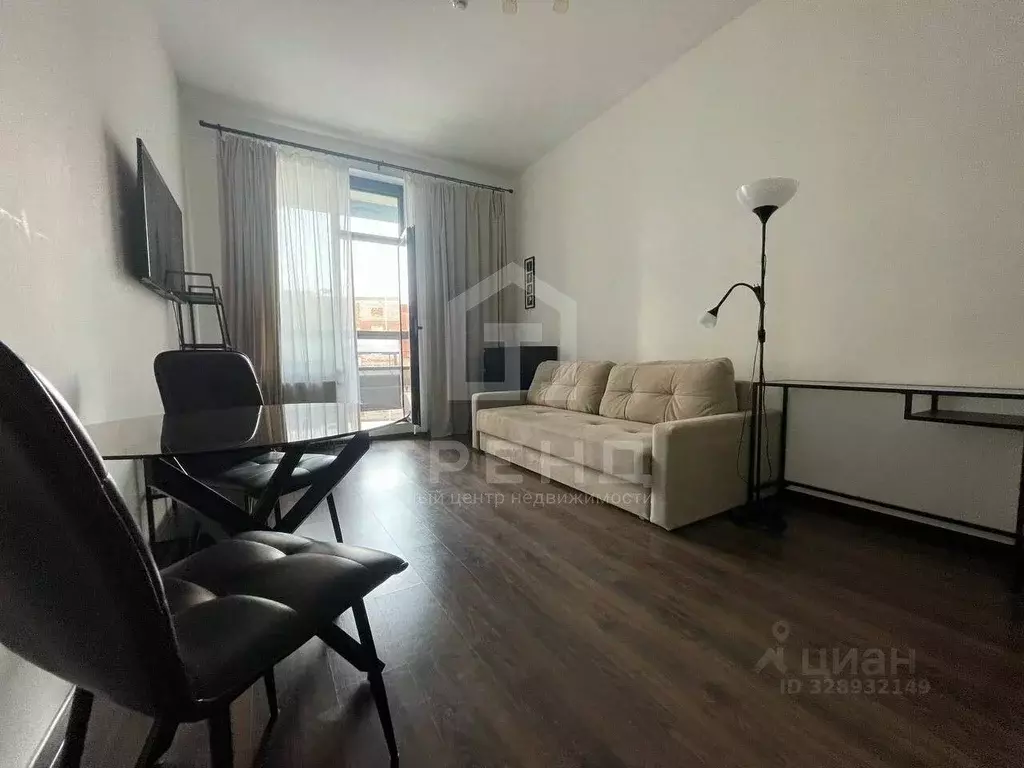 Студия Санкт-Петербург ул. Александра Матросова, 1 (25.8 м) - Фото 1