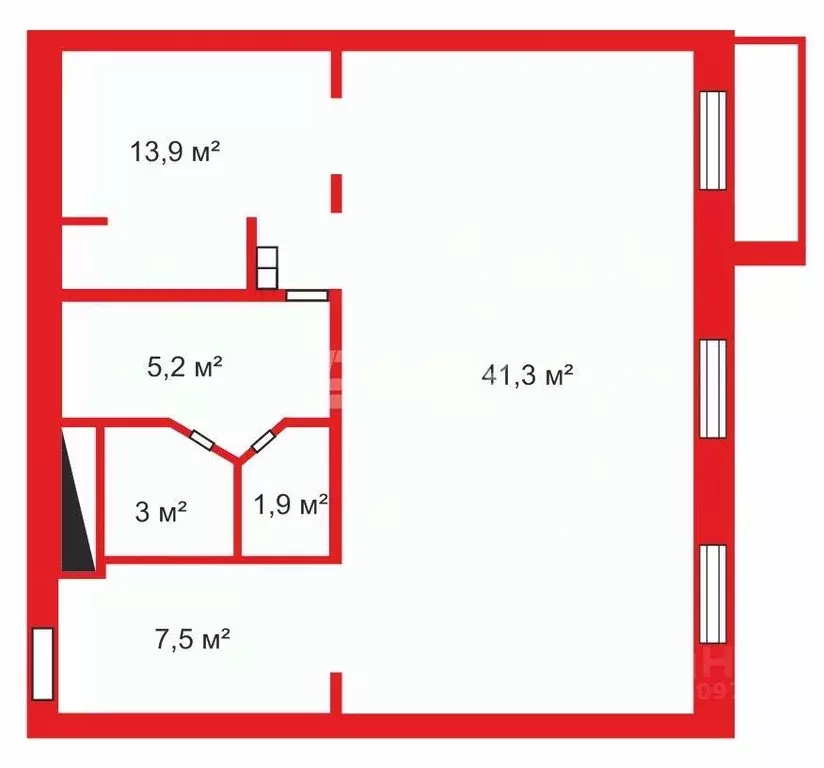 2-к кв. Челябинская область, Челябинск Лесопарковая ул., 7 (104.3 м) - Фото 1