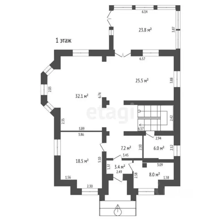 Дом в Калужская область, Калуга д. Волково, ул. Владимирская, 11 (294 ... - Фото 2