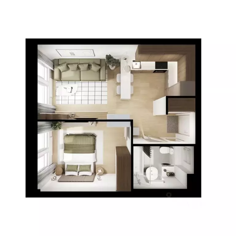 1-к кв. Московская область, Котельники Парковый мкр, Белая Дача Парк ... - Фото 2