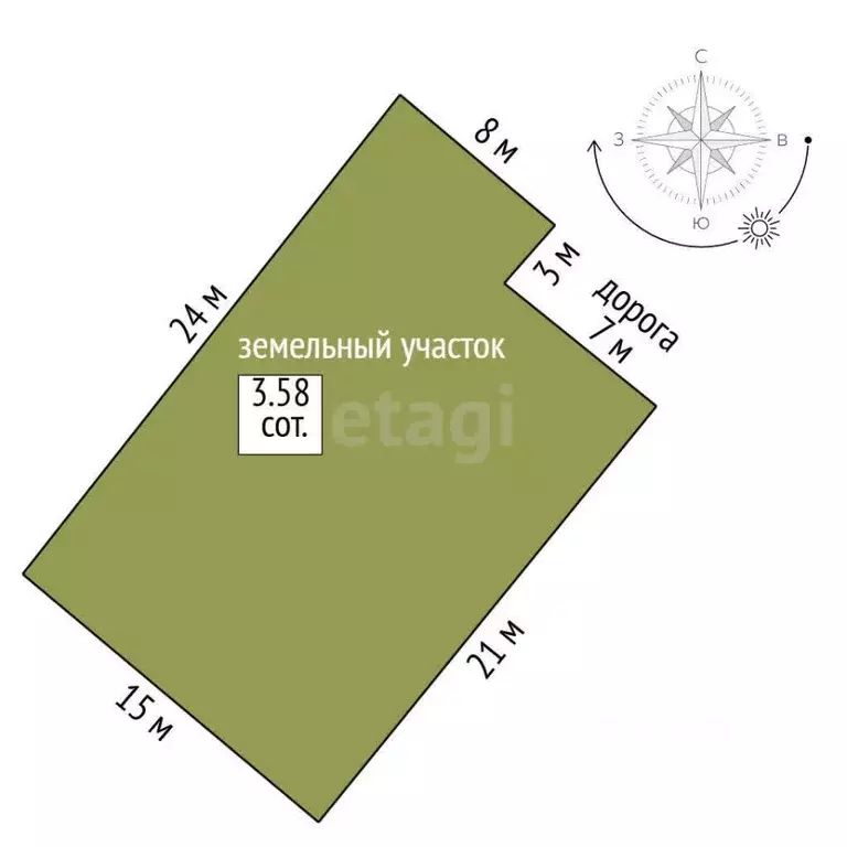 Участок в Ростовская область, Мясниковский район, Краснокрымское ... - Фото 1