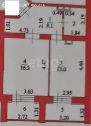 1-комнатная квартира: Засечное, Светлая улица, 5 (49 м) - Фото 1