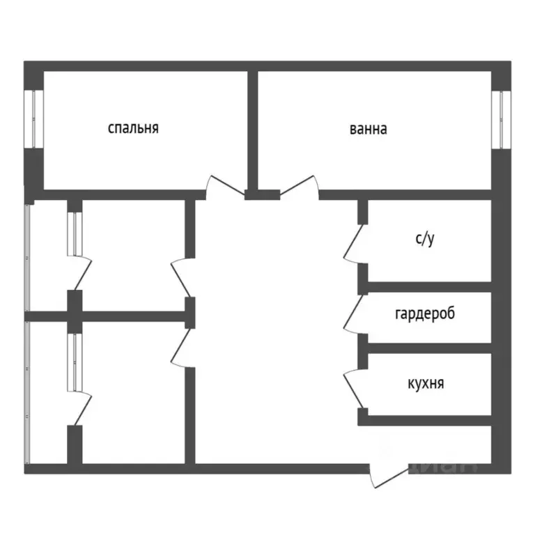 3-к кв. Тюменская область, Тюмень Холодильная ул., 138 (94.2 м) - Фото 2